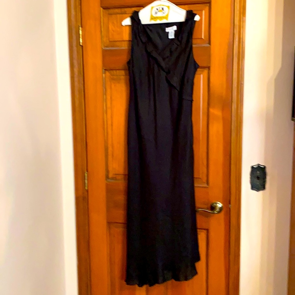 Pure and Simple Black sleeveless maxi dress!